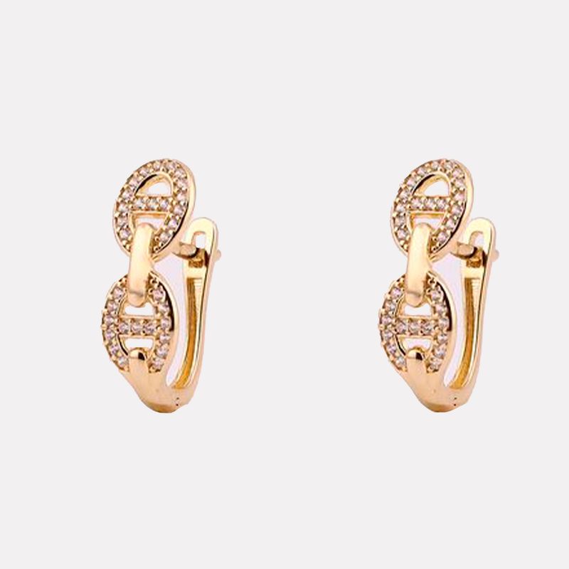 Aretes Eslab. Gucci C/p 14K 2.5g